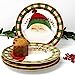 Vietri Old St. Nick Assorted Canape Plates - Set of 4