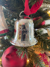 Load image into Gallery viewer, 2023 Sterling Silver Christmas Bell Ornament
