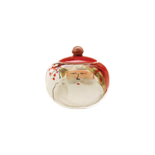 Load image into Gallery viewer, Vietri Old St. Nick Sugar Bowl w/ Lid
