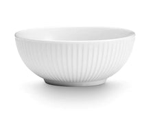 Load image into Gallery viewer, Pillivuyt Plisse Shallow Round Cereal Bowl - 6&quot; diam x 2.5&quot; H - 14 oz.
